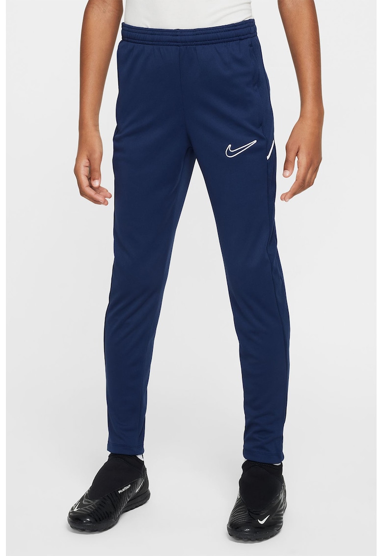 Pantaloni cu terminatii cu fermoar si tehnologi Dri-FIT - pentru fotbal - Bleumarin
