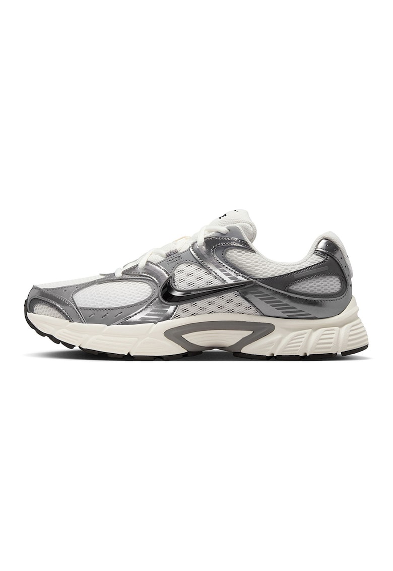 Pantofi sport V5 RNR cu detalii reflectorizante - Alb murdar/Argintiu