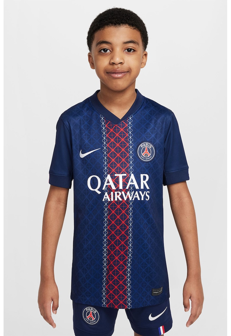 Tricou cu logo - pentru fotbal PSG - Rosu/Bleumarin