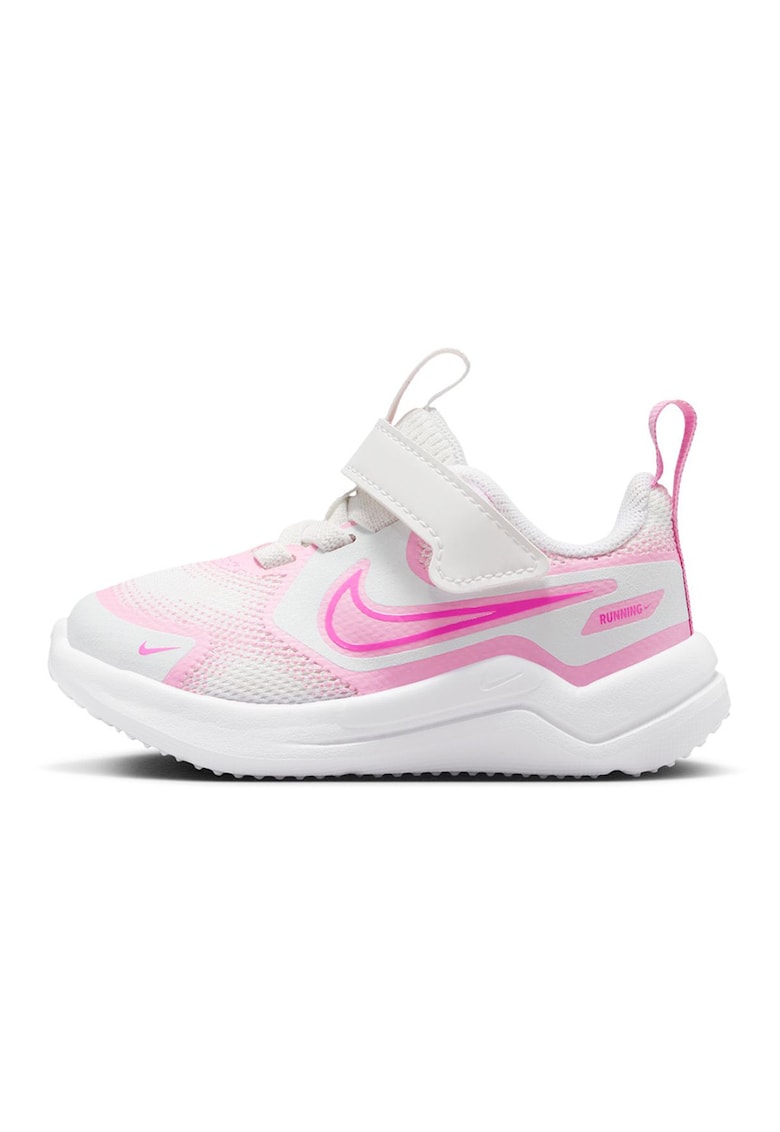 Pantofi Cosmic cu inchidere velcro pentru alergare - Alb/Fucsia