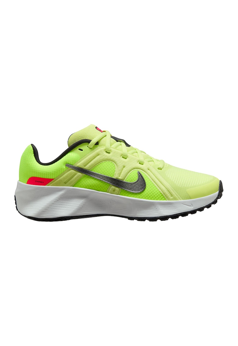 Pantofi sport Metro Tech cu logo - Gri/Verde lime