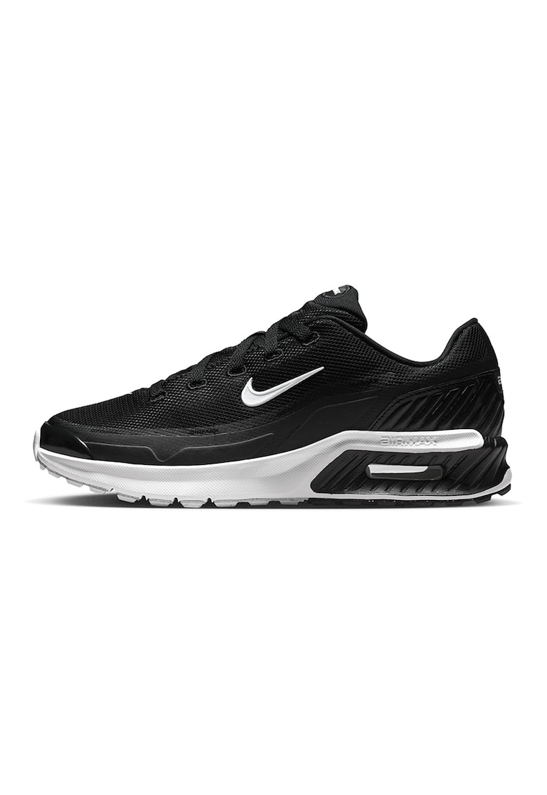 Pantofi sport Air Max Bia low-cut din plasa cu garnituri din material sintetic - Negru/Alb optic