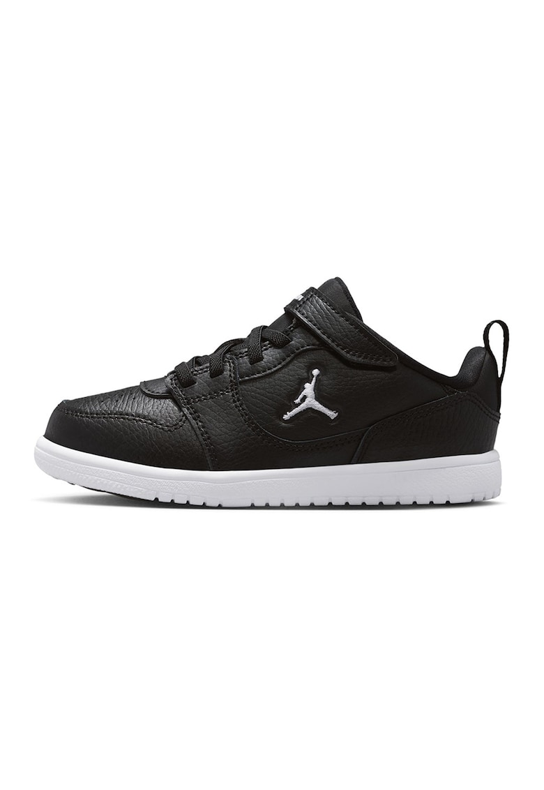 Pantofi Jordan Court Connect low-cut pentru baschet - Negru/Alb optic