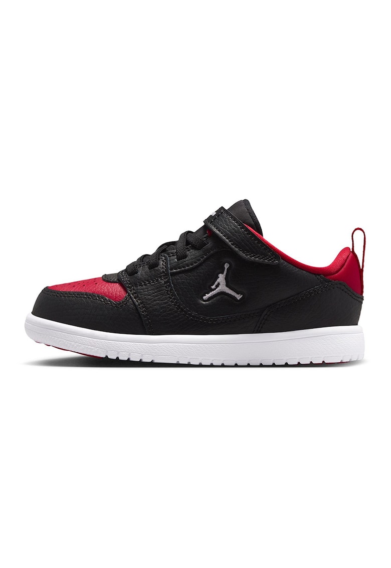 Pantofi Jordan Court Connect low-cut pentru baschet - Rosu/Negru/Alb optic