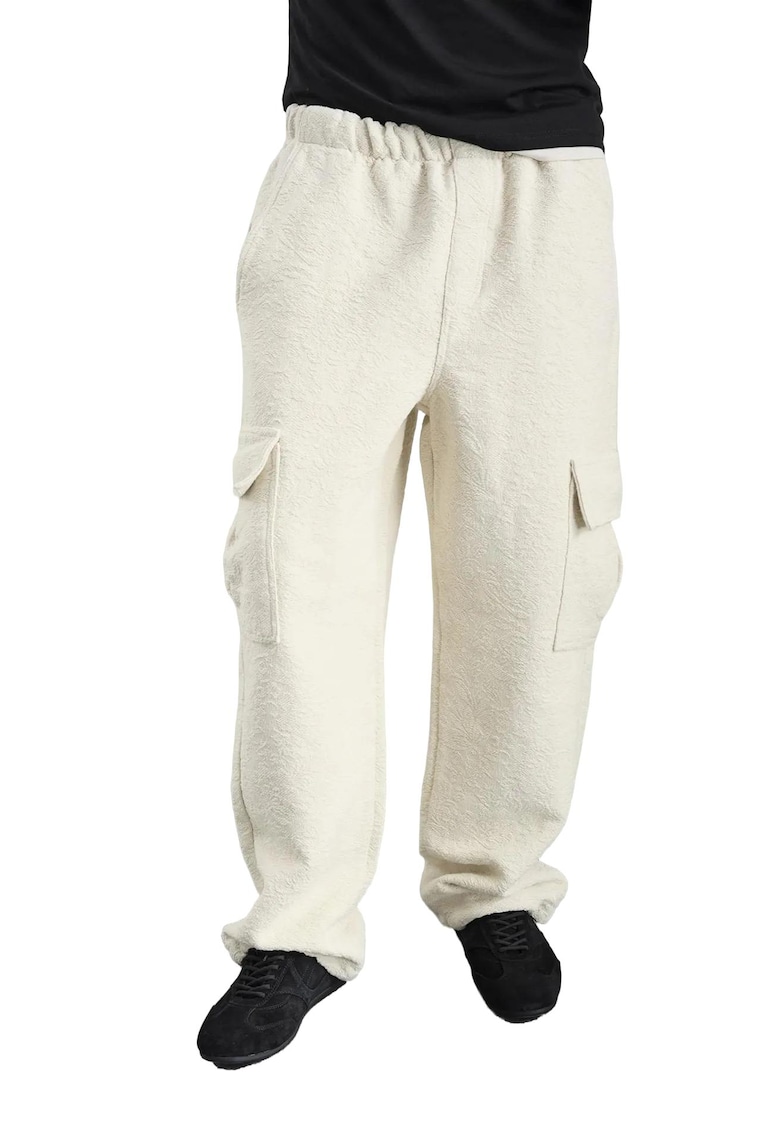 Pantaloni barbati - poliester - bej