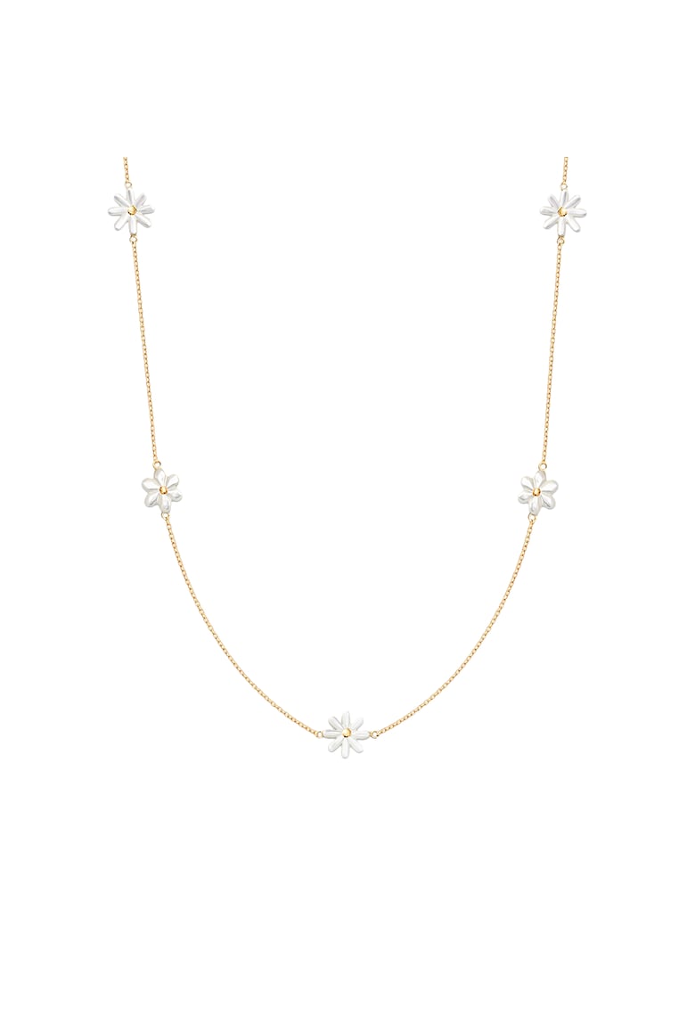 Colier placat cu aur de 18K Flowers