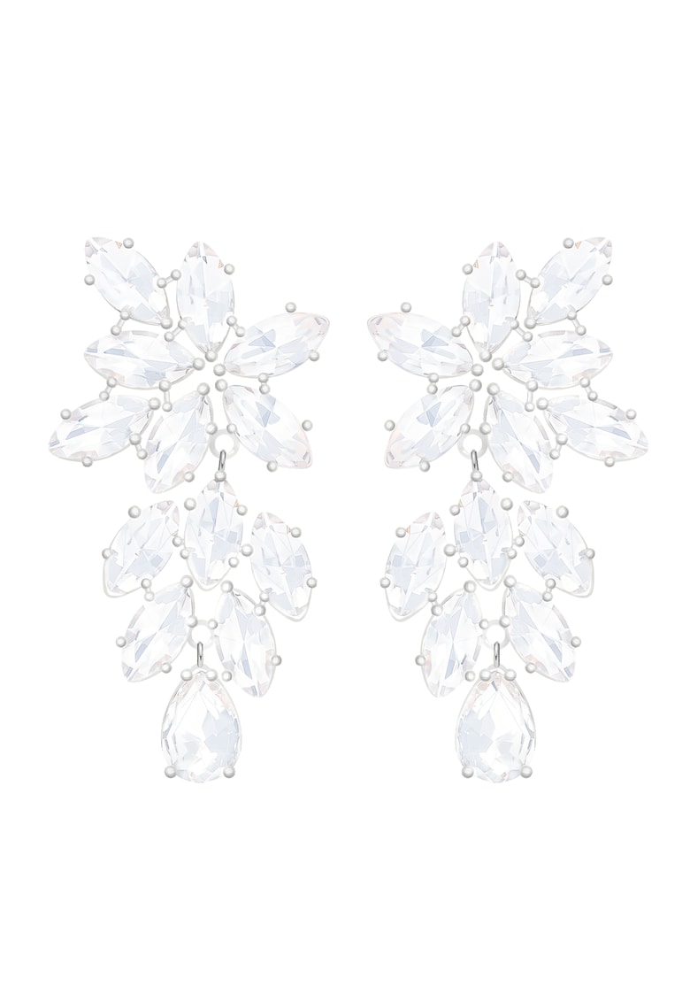 Cercei atarnatori cu cristale