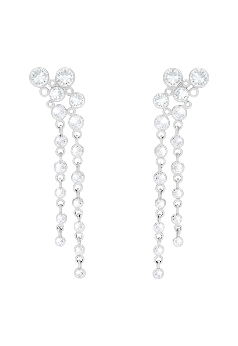 Cercei placati cu argint 925 si decorati cu zirconia Sparkling