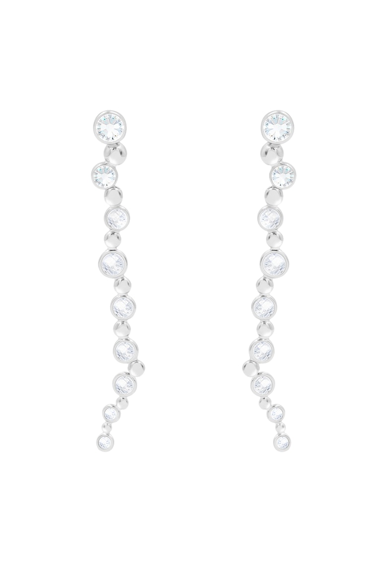 Cercei placati cu argint 925 si decorati cu pietre zirconia Sparkling