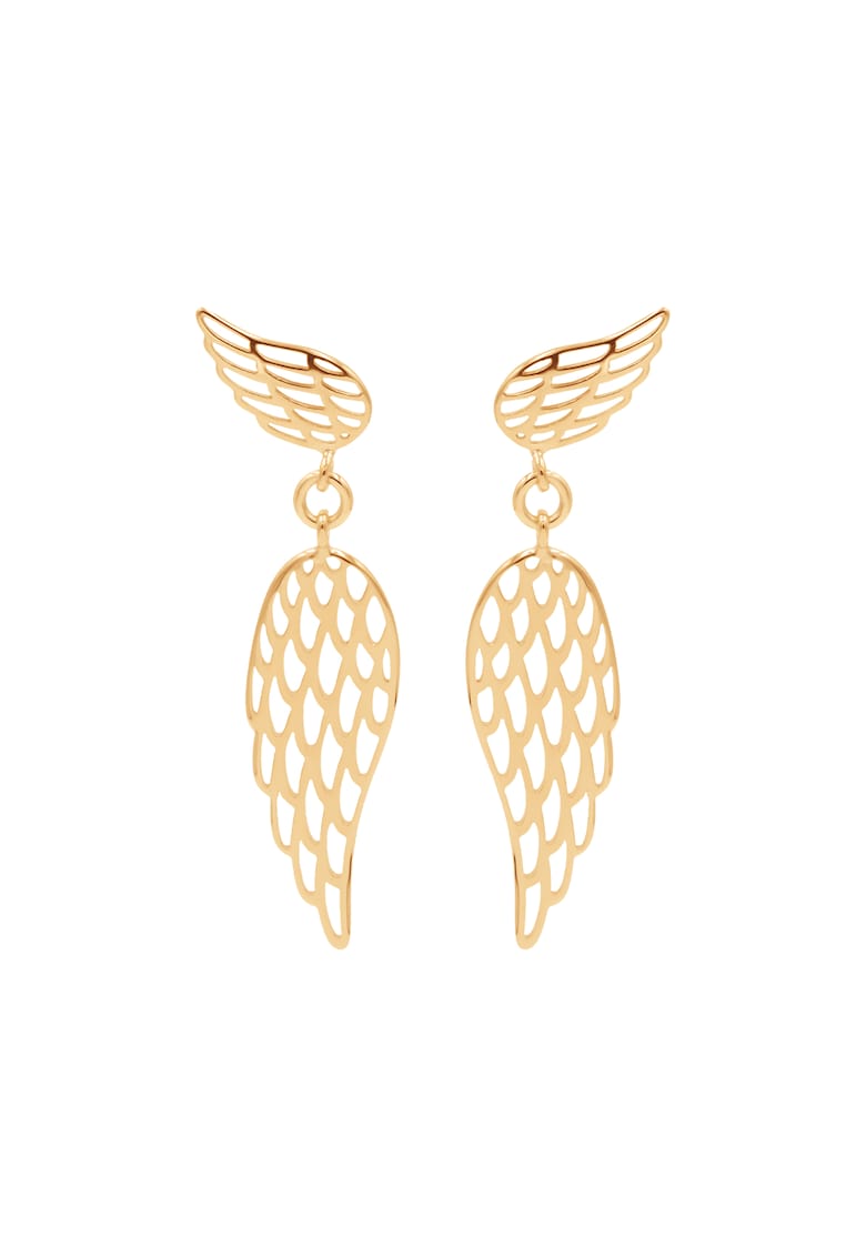 Cercei candelabru placate cu aur de 14K