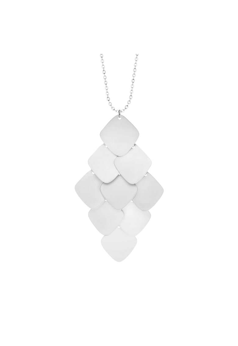 Colier placat cu Argint 925 - cu pandantiv in forma de romb Snake