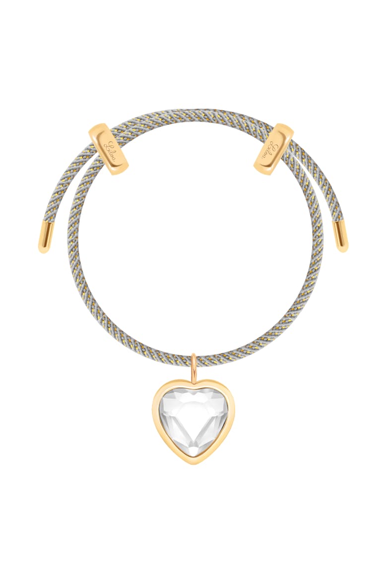 Bratara ajustabila cu pandantiv in forma de inima Liana