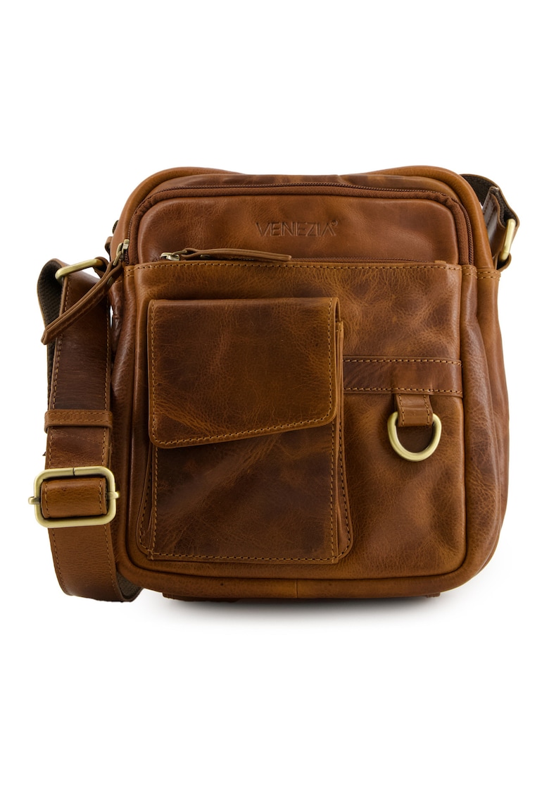 Geanta crossbody din piele naturala