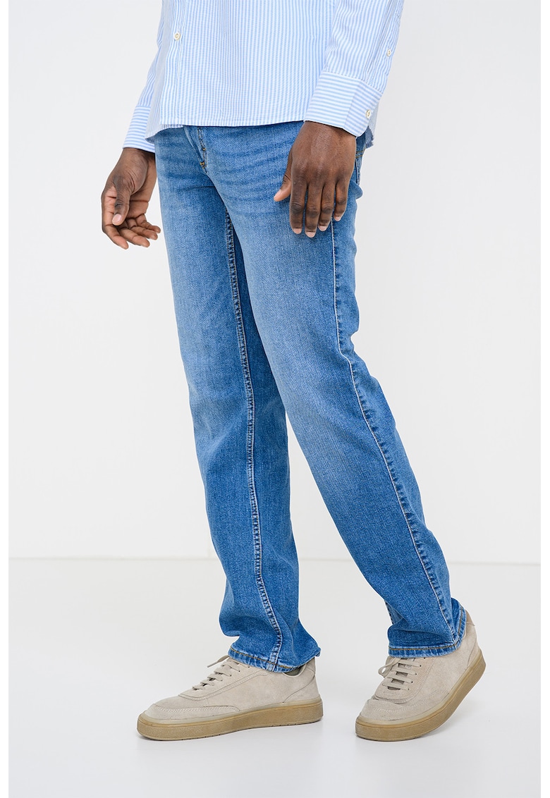 Blugi drepti Tamper - Albastru melange