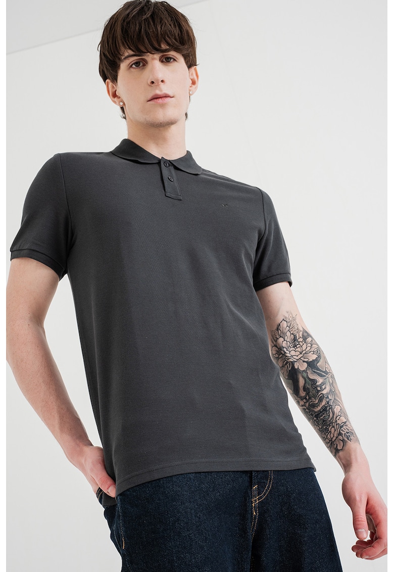 Tricou polo cu croiala slim-fit