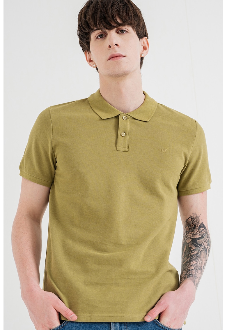 Tricou polo cu croiala slim-fit
