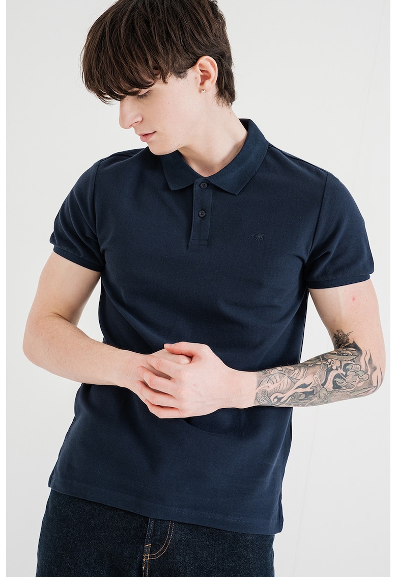 Tricou polo cu croiala slim-fit