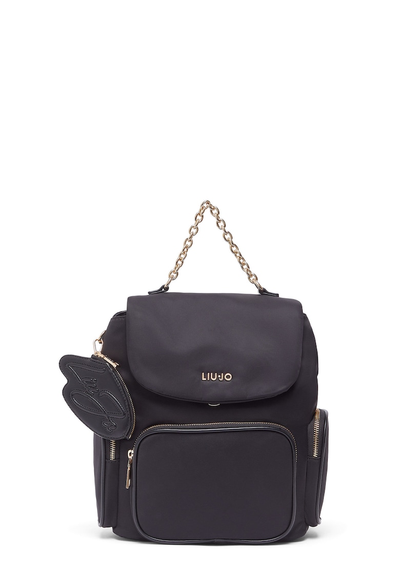 Rucsac cu etui detasabil si maner de lant - Negru