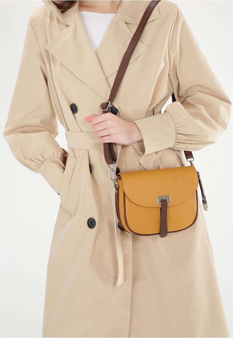 Geanta crossbody din piele naturala