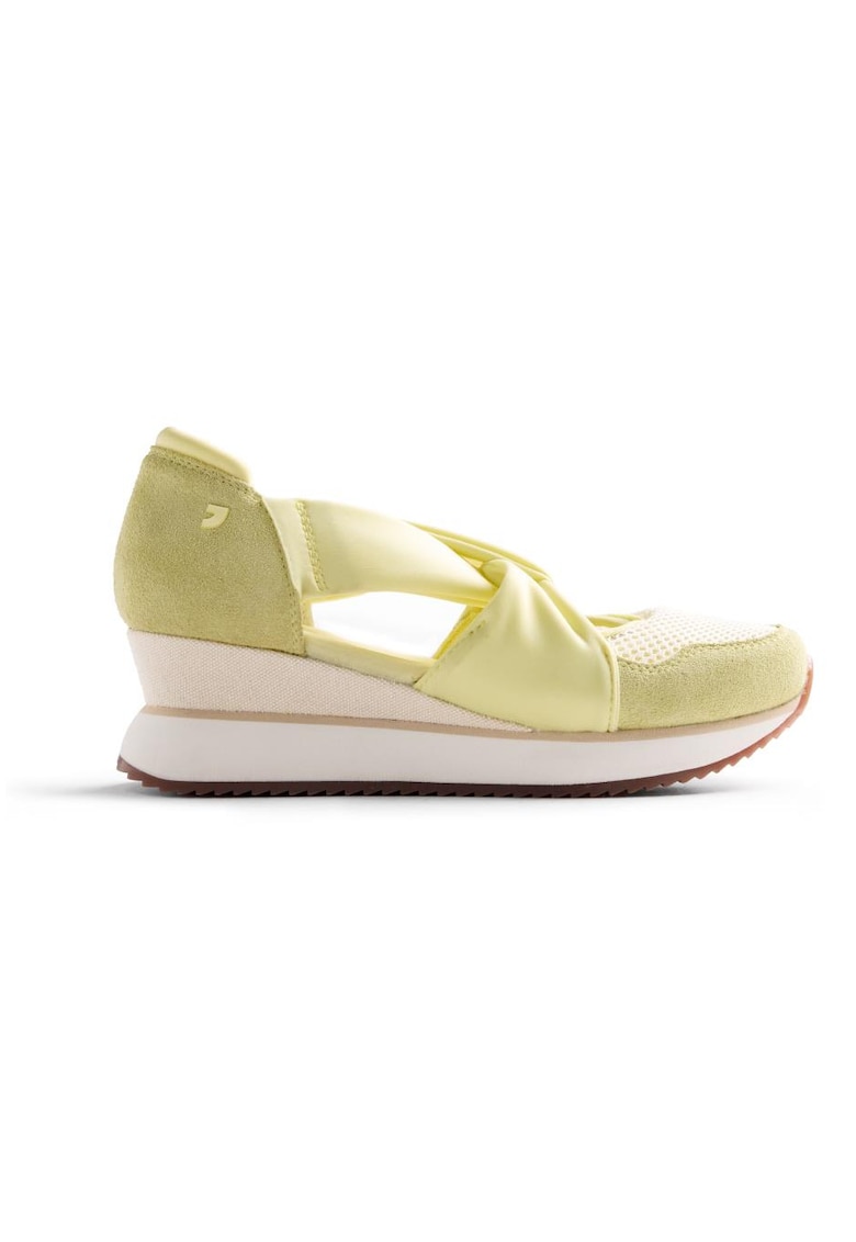 Pantofi sport de piele intoarsa cu decupaje Tuhelj - Galben