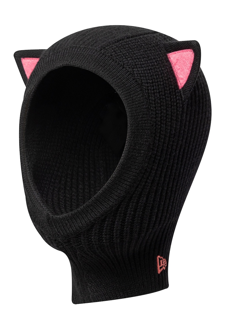 Cagula cu urechi de pisica - Negru/Roz