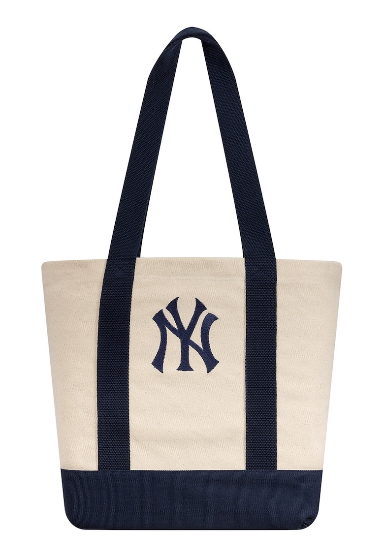 Geanta tote New York Yankees MLB - Albastru ultramarin/Bej