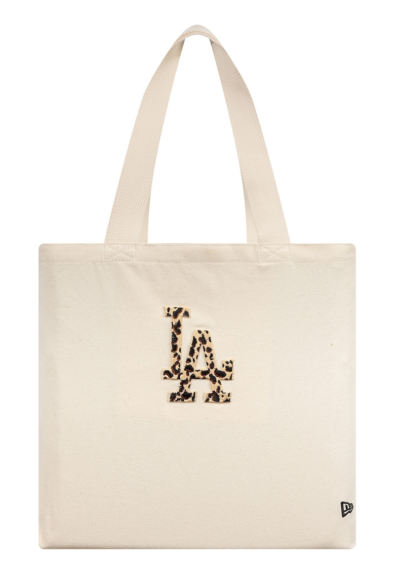 Geanta tote MLB LA Dodgers - Maro/Bej