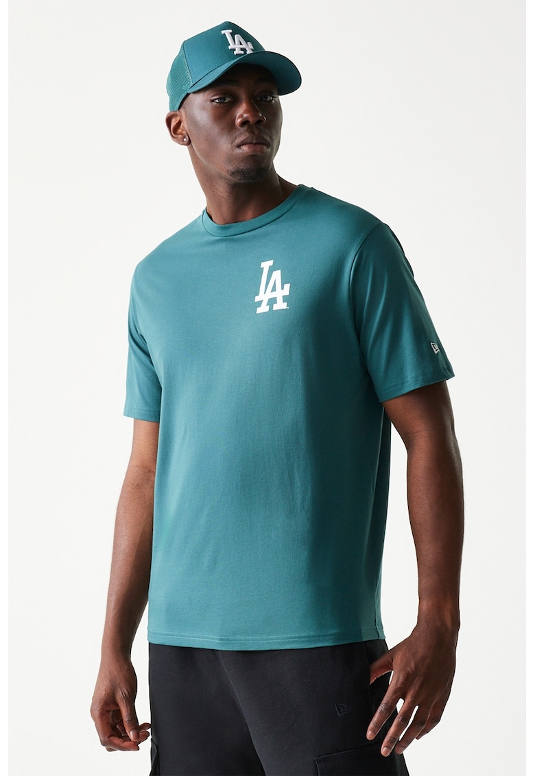 Tricou MLB LA Dodgers - Alb optic/Verde persan