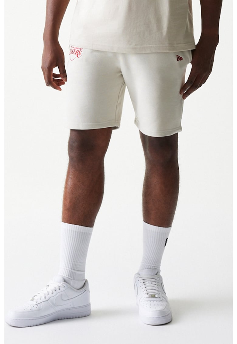 Bermude NBA LA Lakers - Rosu vintage/Bej deschis