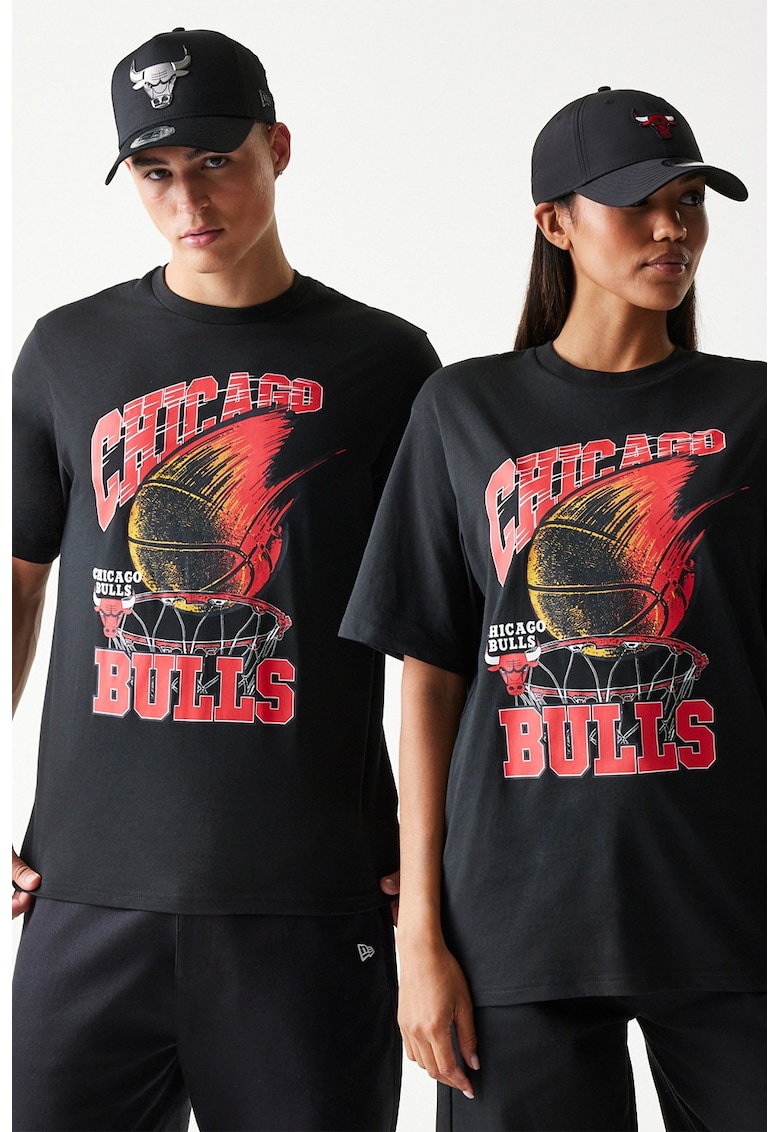 Tricou unisex NBA Chicago Bulls - Rosu/Negru