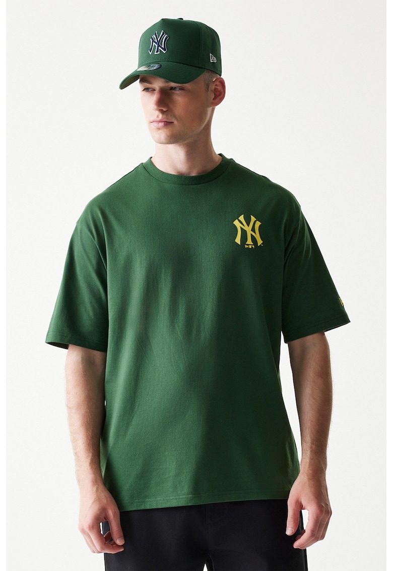 Tricou MLB NY Yankees - Verde inchis