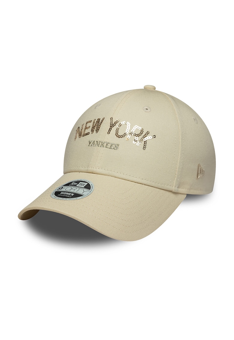 Sapca baseball cu text cu paiete 9Forty Neyyan - Bej deschis