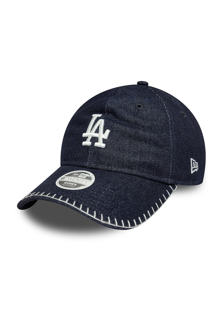 Sapca baseball din denim Stitch 9Twenty - Alb/Bleumarin