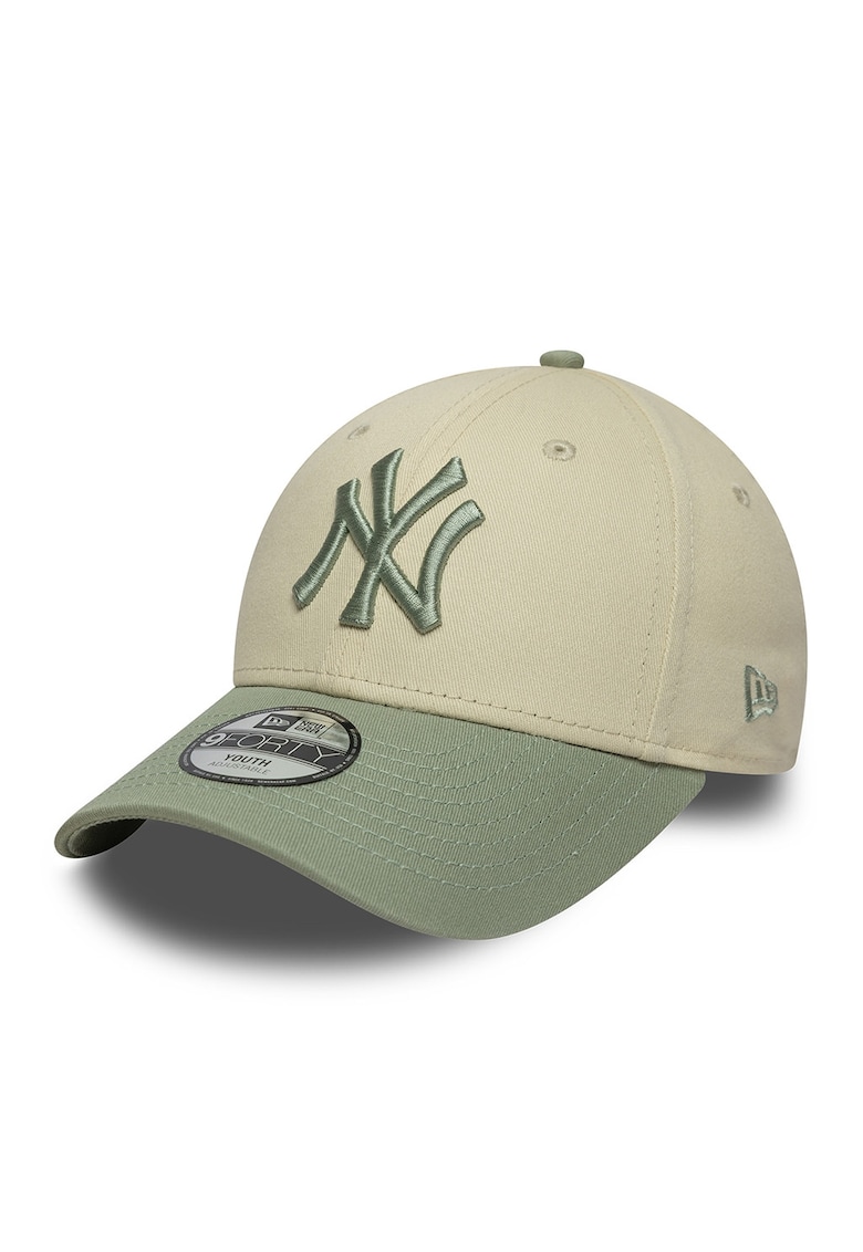 Sapca cu logo brodat Chyt League - Verde pal/Bej deschis
