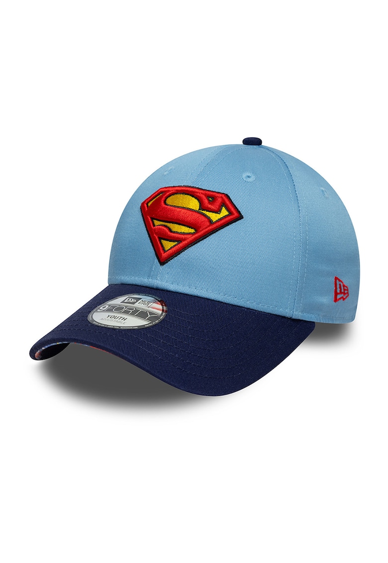 Sapca cu detaliu brodat 9Forty Superman - Albastru deschis/Bleumarin