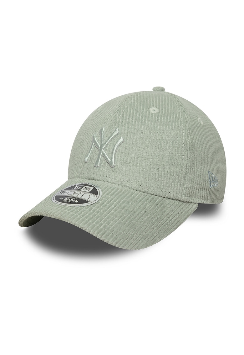 Sapca din bumbac cu broderie logo 9Forty - Verde deschis