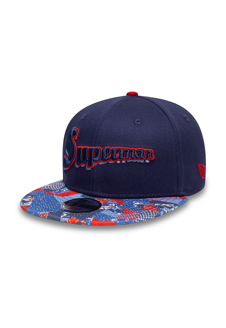 Sapca din bumbac cu imprimeu Superman 9Fifty - Rosu/Bleumarin
