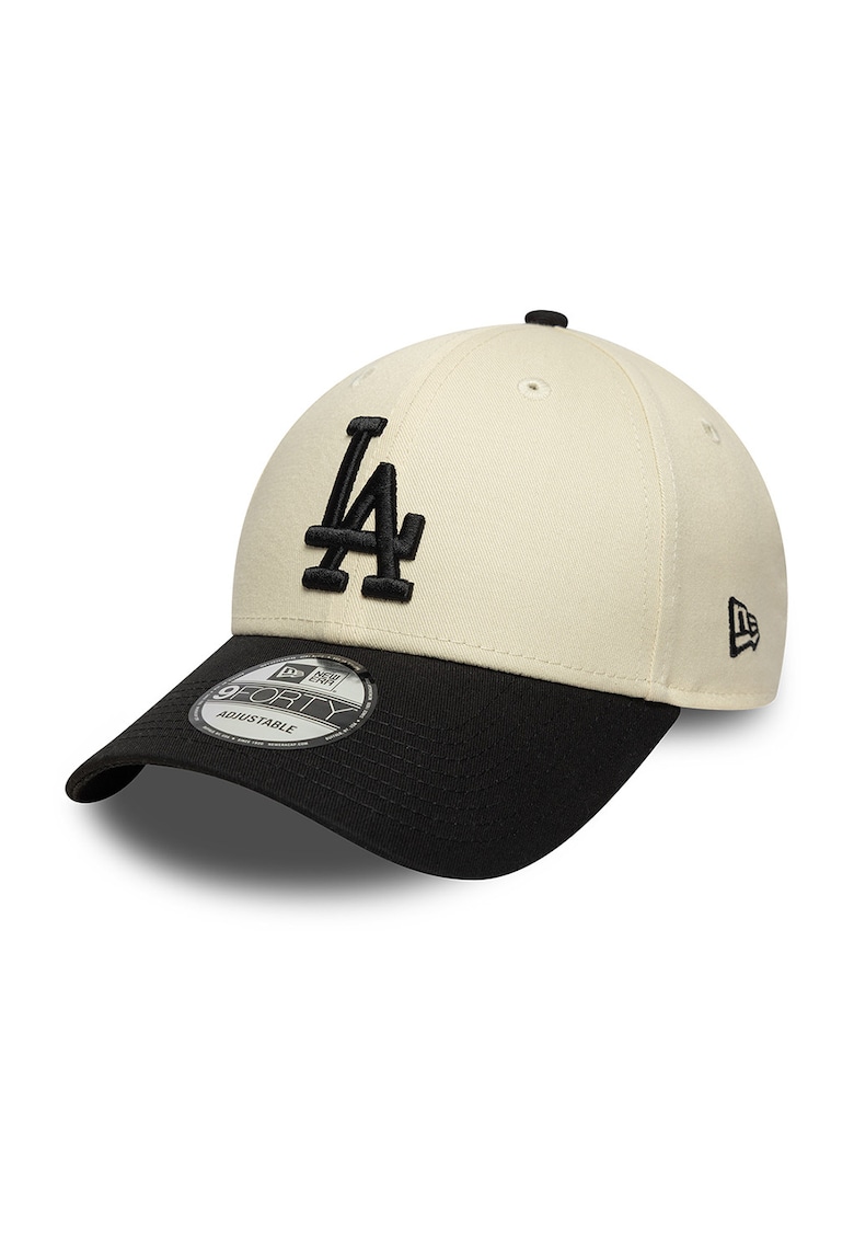 Sapca baseball cu aspect colorblock 9Forty LA Dodgers - Negru/Bej deschis