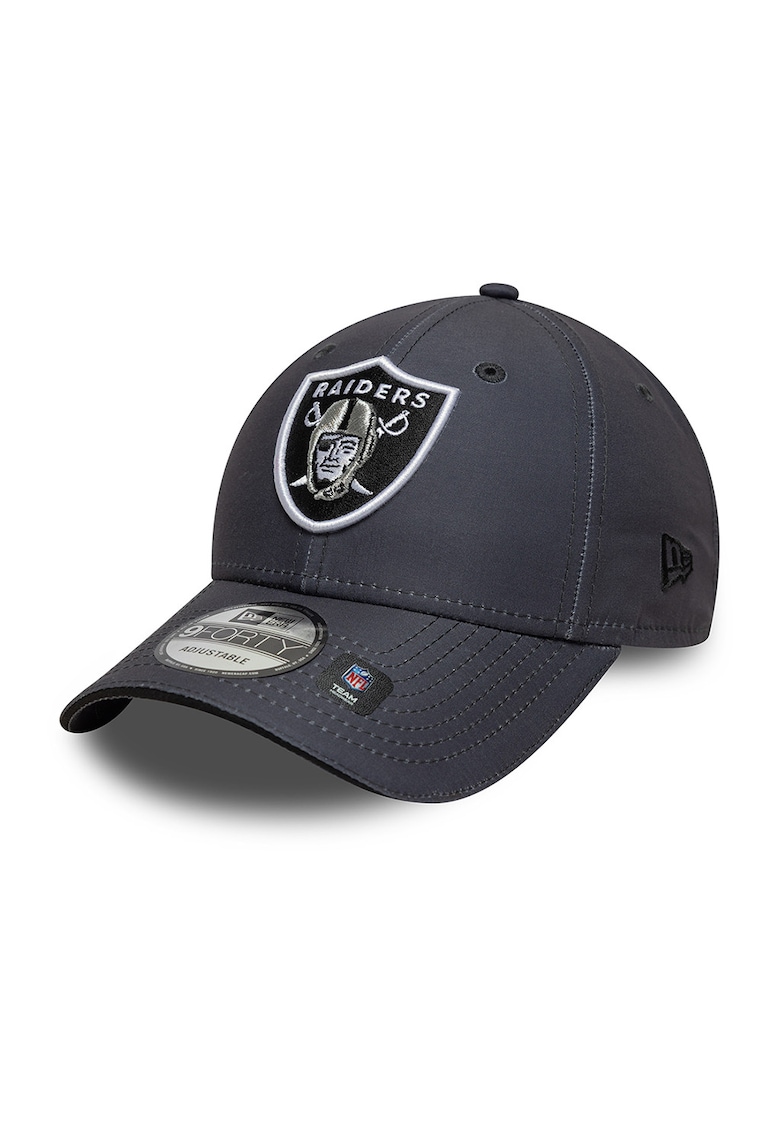 Sapca din microfibra 9Forty NFL Las Vegas Raiders - Alb optic/Gri antracit