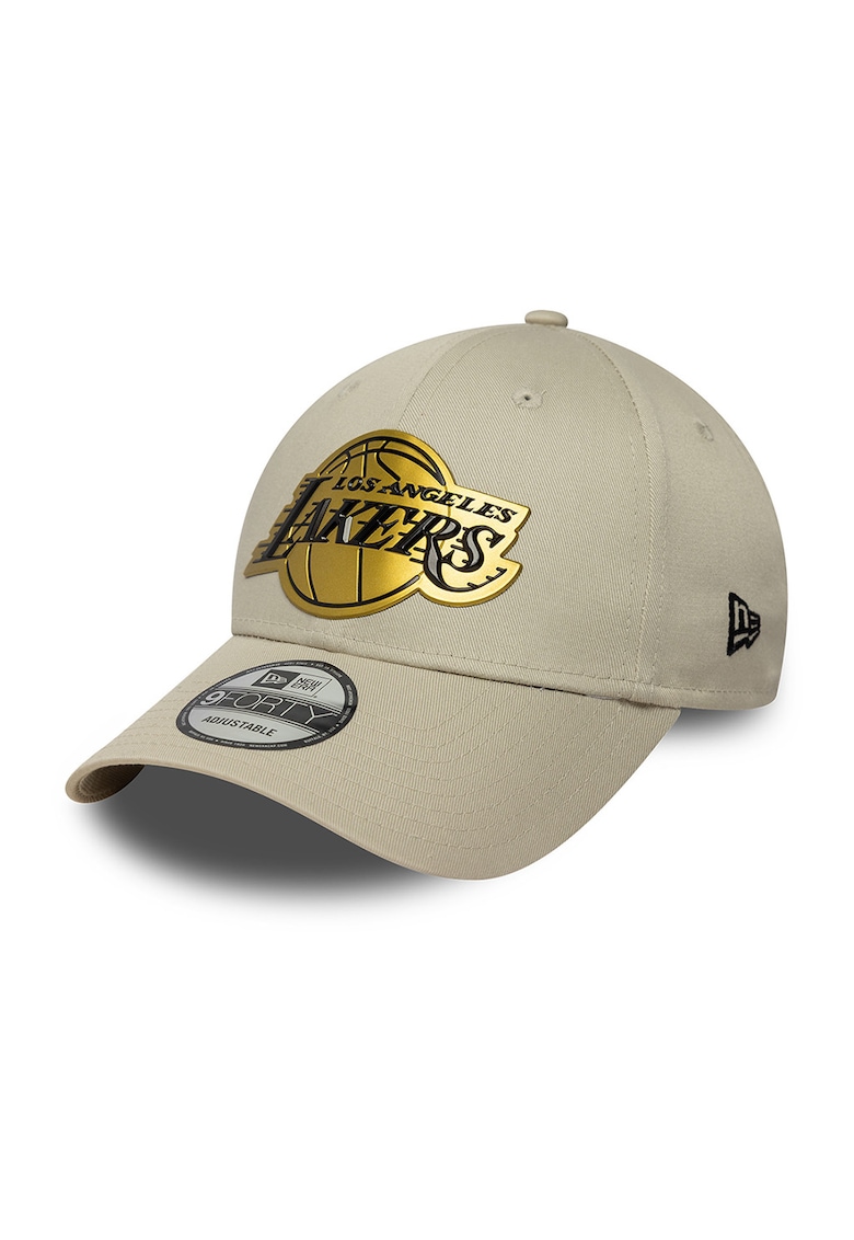 Sapca cu logo metalic 9Forty LA Lalers - Auriu/Bej deschis