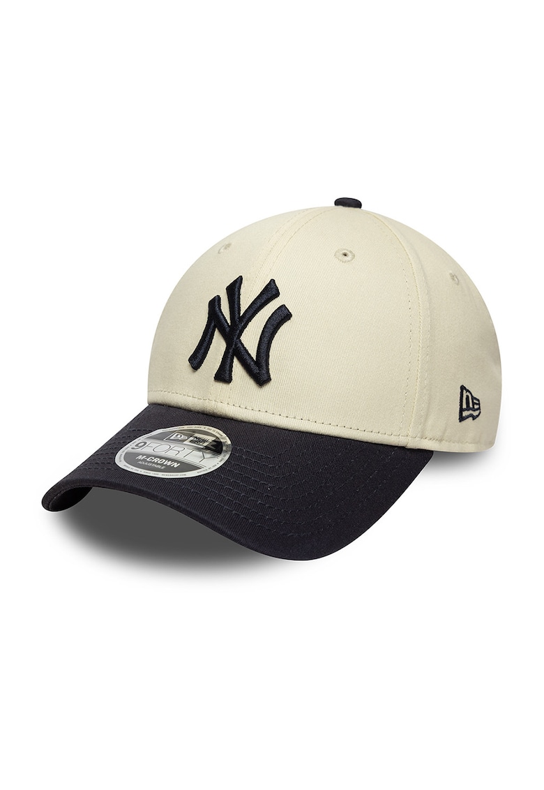 Sapca cu capsa pe partea din spate 9Forty M-Crown NY Yankees - Negru/Bej deschis