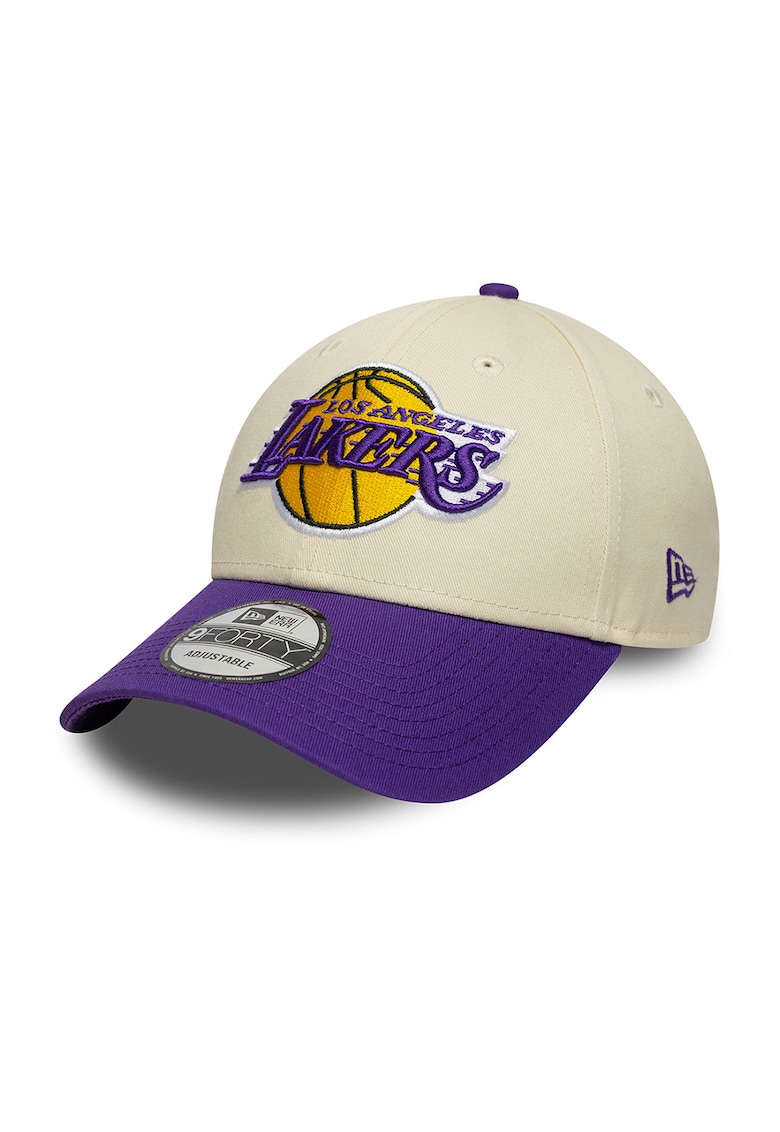 Sapca cu aspect colorblock 9FortyLA Lakers NBA - Violet/Bej deschis
