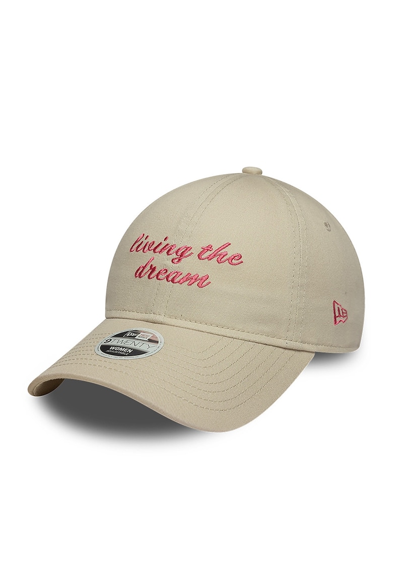 Sapca de bumbac cu broderie 9Twenty - Bej deschis