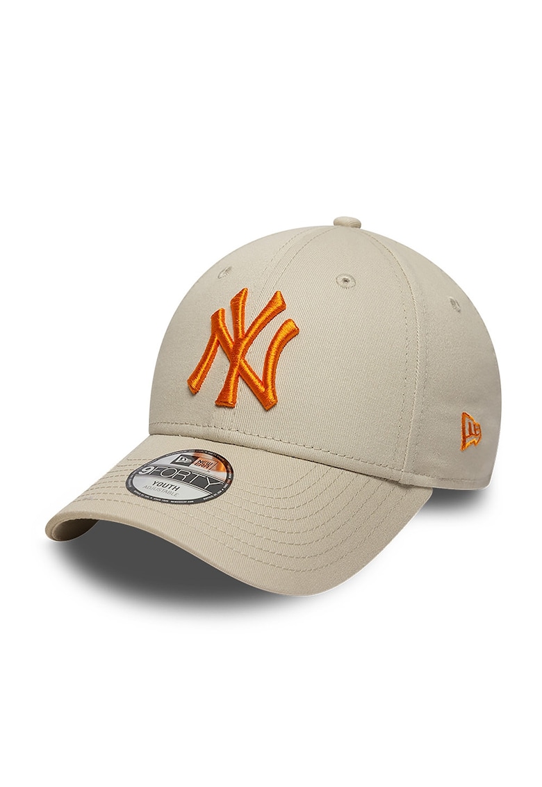 Sapca ajustabila cu logo contrastant - pentru baseball 9Forty - Bej deschis