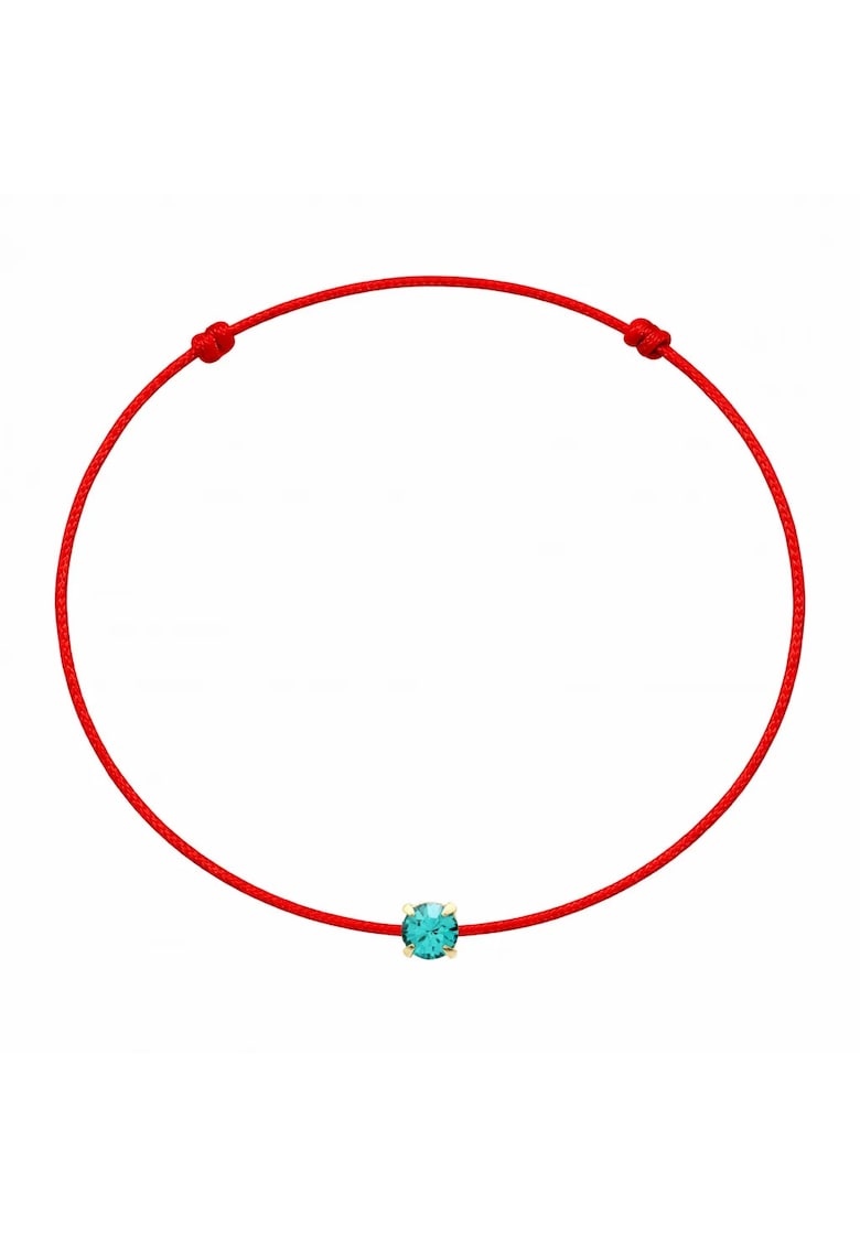 Bratara martisor decorata cu cristal Preciosa - Turcoaz