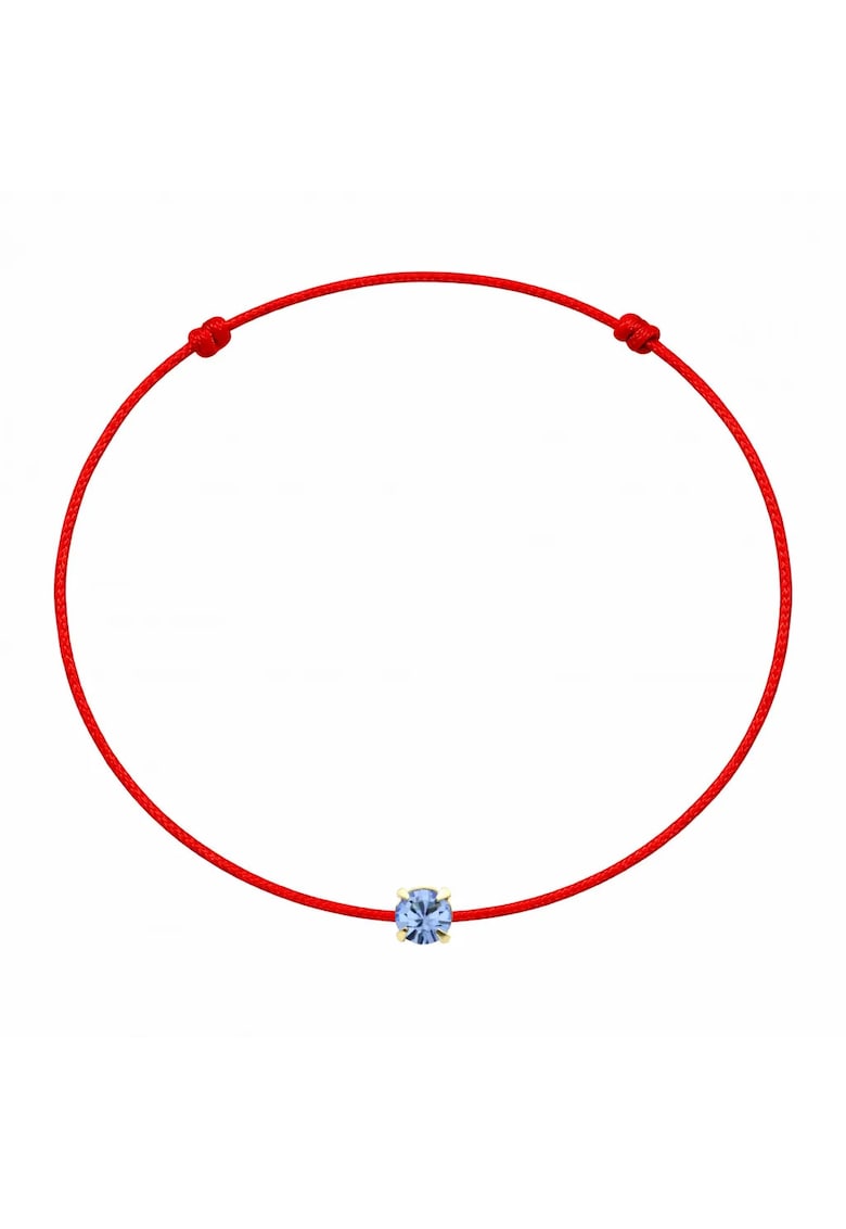 Bratara martisor decorata cu cristal Preciosa - Albastru deschis