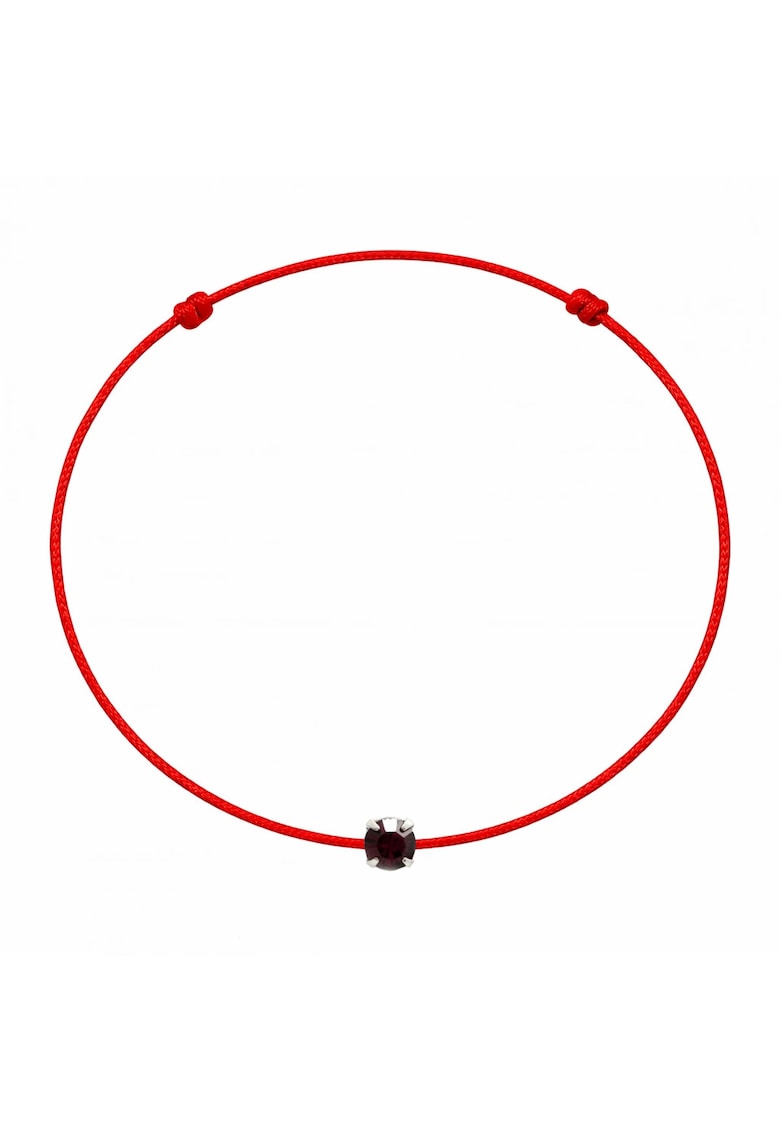 Bratara martisor decorata cu cristal Preciosa - Mov