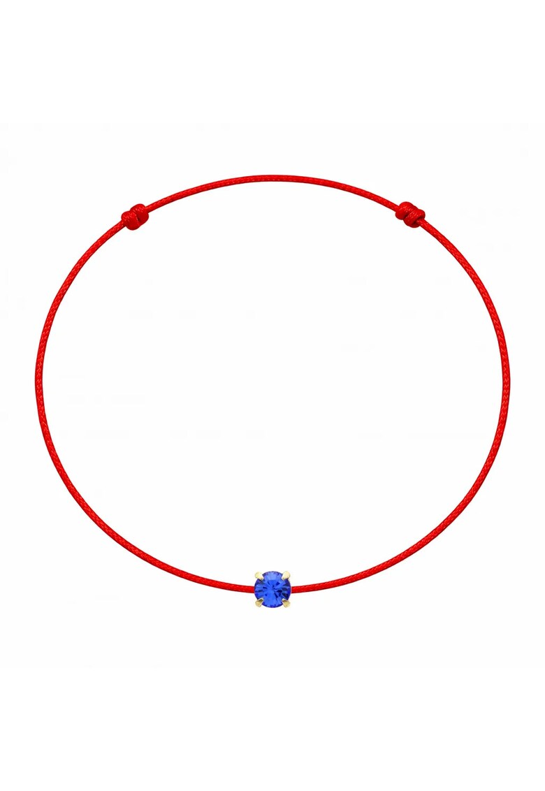 Bratara martisor decorata cu cristal Preciosa - Albastru inchis