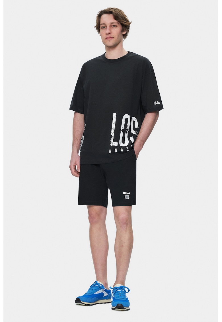 Tricou cu imprimeu Igniso - Negru