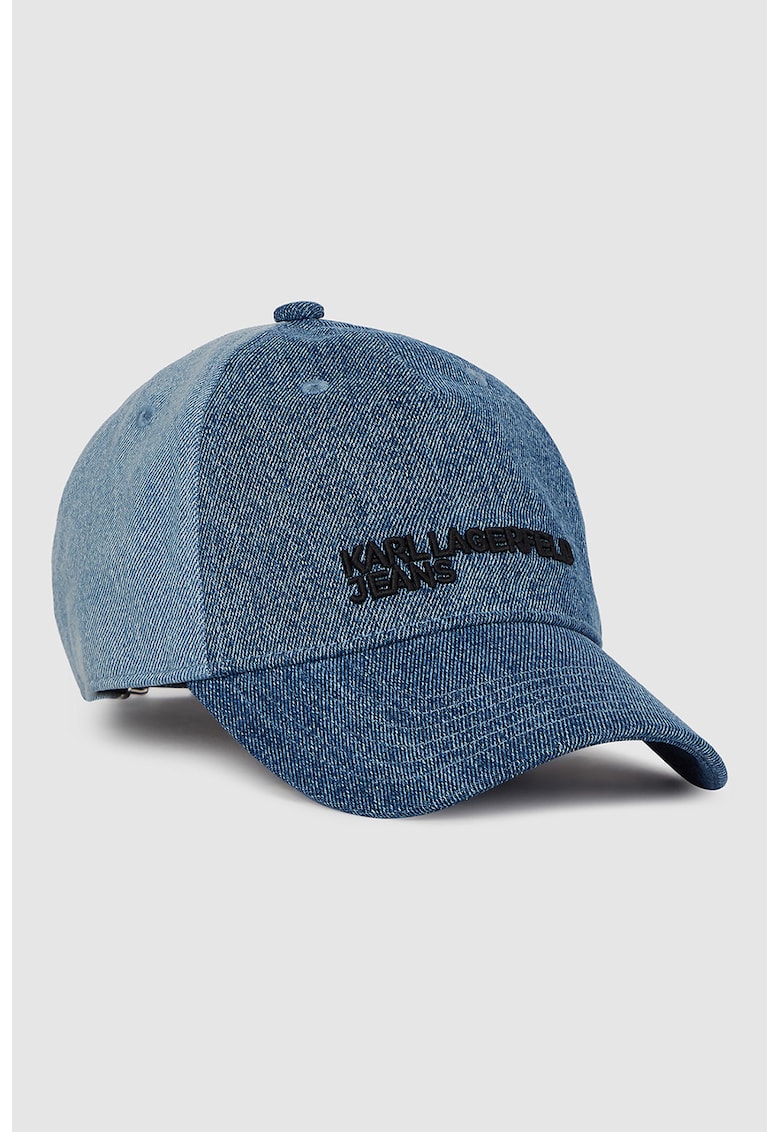 Sapca din denim in doua nuante - Albastru